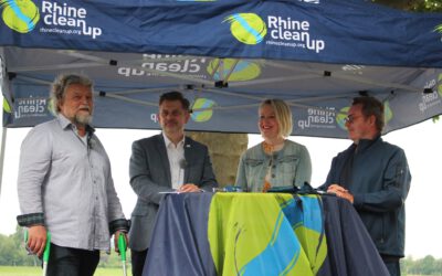 DÜSSELDORF: RHINECLEANUP AM 11. SEPTEMBER – MÜLLSAMMEL-WELLE WEITET SICH AUF ACHT FLÜSSE AUS